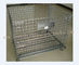Attrezzatura di maneggio del materiale pieghevole di stoccaggio Cage1200 X 800mm della rete metallica